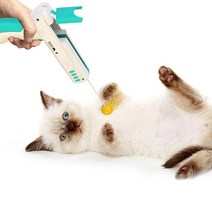 리스펫 고양이 움직이는 장난감 깜놀 캣건, 민트, 1개