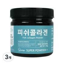 우리가스토리 프랑스산 저분자 피쉬콜라겐 가루, 3개, 150g