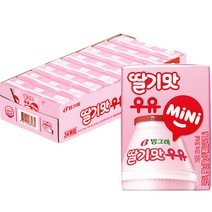 빙그레 딸기맛우유 mini, 120ml, 24개