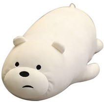 네이처타임즈 안고자는 곰 인형 베어, 58cm, 화이트