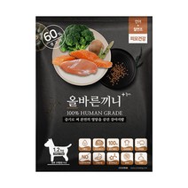 올바른끼니 전연령용 연어 칠면조 피모강화 강아지 소프트사료 1.2kg, 피부/털 개선, 1개