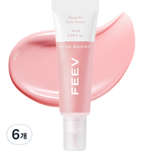 피브 하이퍼 핏 컬러 세럼 미니 블러셔 10ml, 핑크버니, 6개
