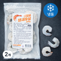 킹점보 손질 생새우살 (냉동), 200g(11~15미), 2개