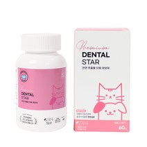 멍냥이랑 반려동물 덴탈스타 잇몸 영양제 60g, 구강건강, 1개