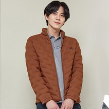 라이프로그 남성용 대각스퀘어 심리스 하이넥 경량다운 MSLWLA62