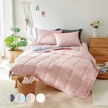 라몬떼 코지2 사계절 차렵이불 + 토퍼형 매트리스 커버 + 베개커버 2p 세트