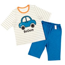 메이키즈 남아용 붐붐카 오가닉 7부 슬라브 실내복세트