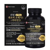 온푸드 리얼 알티지 엔초비 오메가3 + 비타민D, 180정, 1개