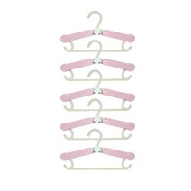 센스이따 크기 조절가능 옷걸이, 03 핑크, 5개입