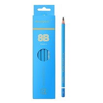 누즈 아트 드로잉 다양한 미술 연필 12p, 8B, 2개