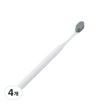 팡팡카트 색감 대박 칫솔 화이트, 4개, 1개입