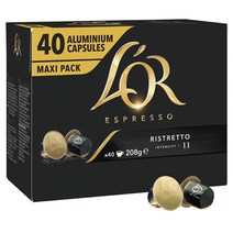 로르 리스트레토 캡슐커피, 5.2g, 40개