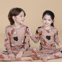 보누맘 아동용 도토리키재기 폴리후라이스 실내복 상하세트