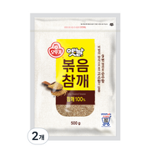 오뚜기 옛날 볶음참깨, 500g, 2개