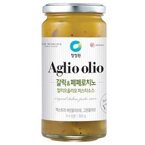 청정원 알리오올리오 파스타소스 갈릭&페페로치노, 4개, 360g