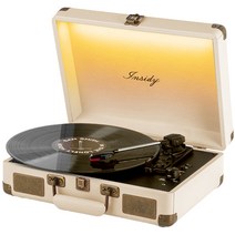 인사이디 LED 블루투스 턴테이블, IBT-Retro Light