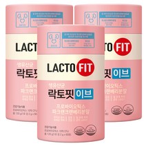 락토핏 이브 유산균 60p, 120g, 3개