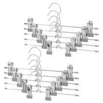 네이쳐리빙 논슬립 코팅 회전형 치마바지걸이, 그레이, 10개입