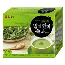 담터 발아현미 쑥차 플러스, 15g, 15개
