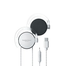 EXS C타입 클립형 이어폰, EXS X21C, 화이트