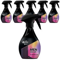 페브리즈 섬유탈취제 맨 프레시머스크향 본품, 360ml, 6개