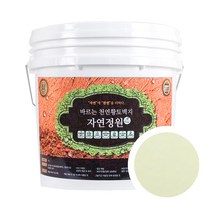 바른황토 바르는 천연황토벽지 자연정원 페인트 10L, 연초록