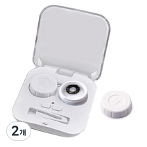 셀루미 무선 음파 렌즈 세척기 SEL-ULC350A, 화이트, 2개