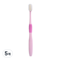 팡팡카트 부드러운모 칫솔 핑크, 1개입, 5개