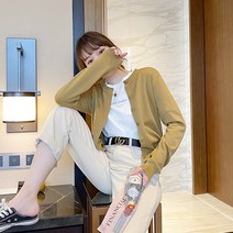 마이시즌 여성용 리나 라운드 가디건