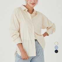 Afinar 셔츠테일 오버핏 셔츠