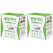 설탕대신 스테비아 스틱 30p, 60g, 2개