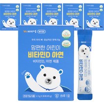 비타민마을 맘편한 어린이 비타민D 아연 30p, 45g, 6개