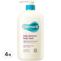 더마비 데일리 모이스처 바디워시 프레쉬 피치향, 4개, 1000ml