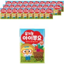 유아용 유기농 아이뿌요 레드, 32개, 120ml