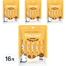 프레셔스펫 프레셔스 츄롤 고양이 간식 치즈 5p, 16개