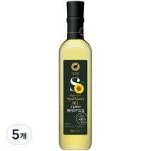 청정원 고 올레인산 해바라기 오일, 410ml, 5개