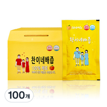 찬이네과수원 배즙 100ml, 100개