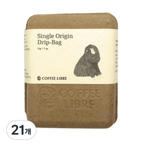 커피리브레 싱글 오리진 코스타리카 드립백커피, 10g, 21개, 3개, 7개입