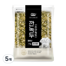 더담은 소 깐녹두, 1kg, 5개