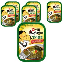 샘표 우리엄마 명이절임, 70g, 6개