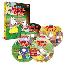 Max and Ruby 시즌1 어린이 영어 DVD 세트, 4CD