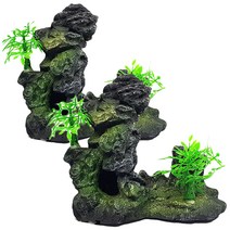 구딘 수족관 산 장식용품, 2개