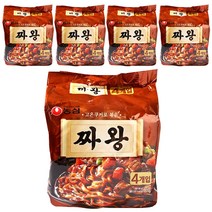 농심 짜왕 4개입, 20개