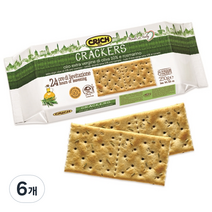 크릭 올리브오일 앤 로즈마리 크래커, 250g, 6개