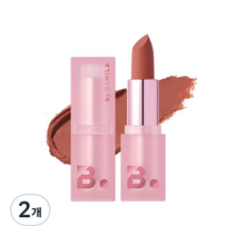 바닐라코 블루밍 페탈 에디션 벨벳 블러드 베일 립스틱 3.7g, BE02 러스틱, 2개