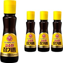 오뚜기 고소한 참기름 병, 80ml, 4개