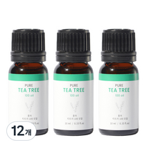 퓨어케이 퓨어 티트리 100 오일, 10ml, 12개