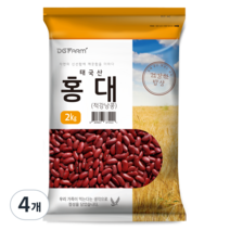 대구농산 홍대 적강낭콩, 2kg, 4개