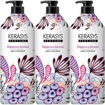 케라시스 엘레강스 앤 센슈얼 퍼퓸 샴푸, 980ml, 3개