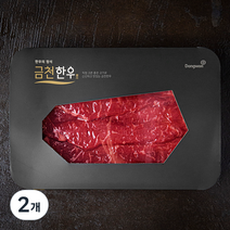 동원 금천한우 1등급 채끝 구이용 (냉장), 200g, 2개